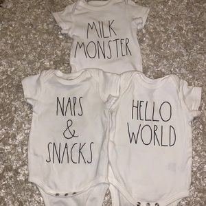 Rae Dun onesies 3pc